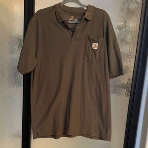 Carhartt Men's Classic Tan Polo Shirt